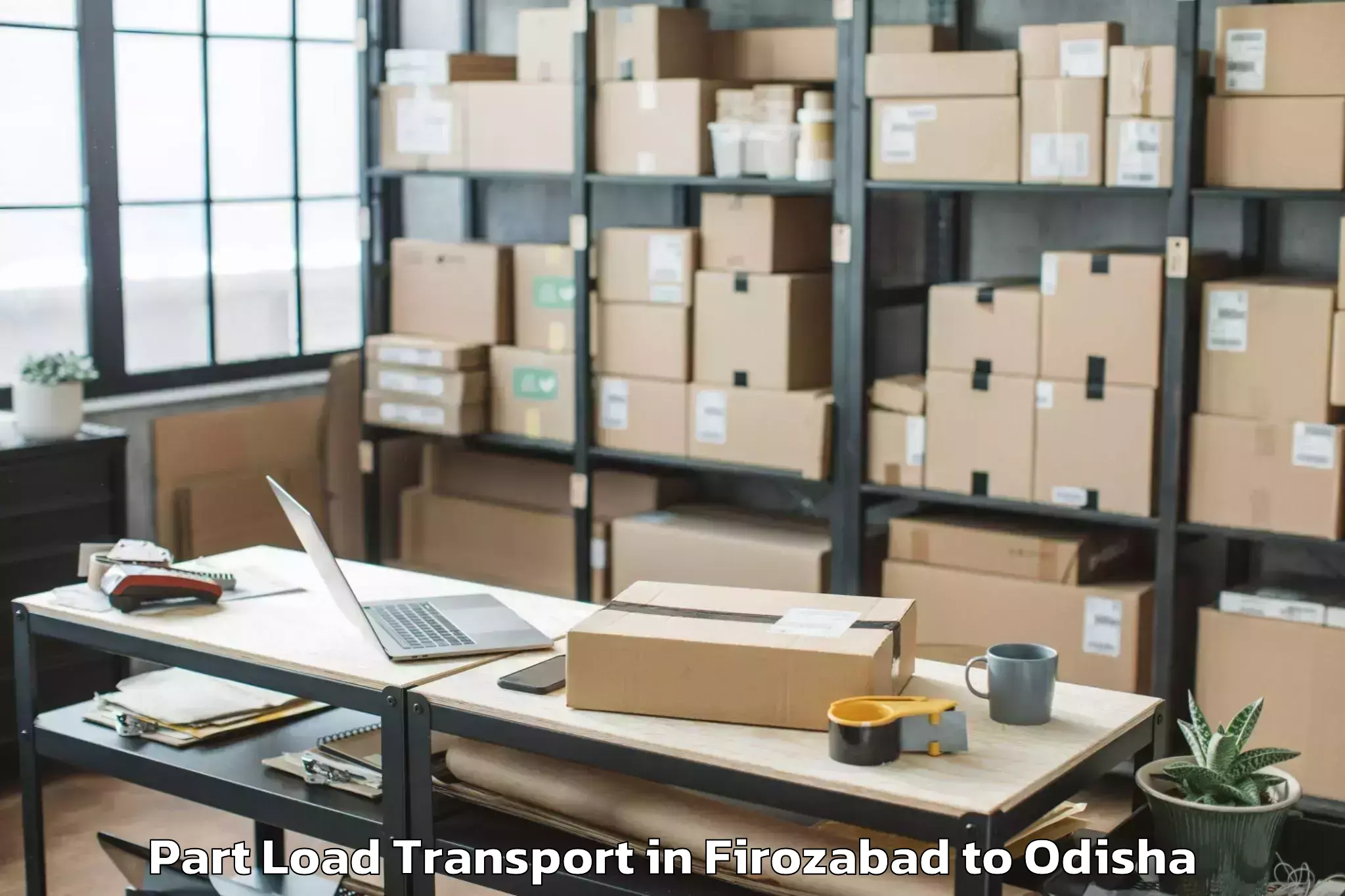 Firozabad to Kantabanji Part Load Transport